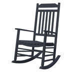 Chaise à bascule de véranda en bois massif Kozyard High Back Slat