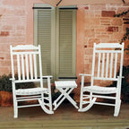 Chaise à bascule de véranda en bois massif Kozyard High Back Slat