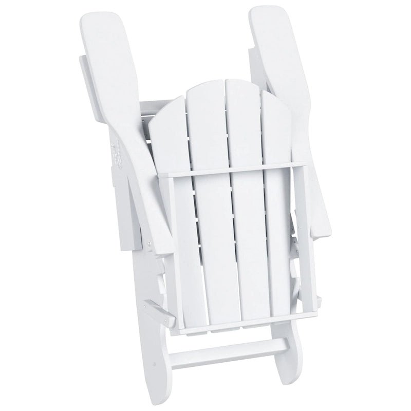 Ensemble de conversation de chaises pliantes d'extérieur Polytrends Laguna en HDPE toutes saisons pour patio (ensemble de 12 pièces)