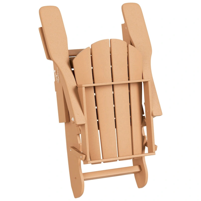 Ensemble de conversation de chaises pliantes d'extérieur Polytrends Laguna en HDPE toutes saisons pour patio (ensemble de 12 pièces)