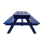 Fauteuil d'extérieur multi-fonctionnel en bois avec table et bancs