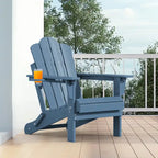 HDPE Plastic Outdoor/Indoor Adjustable Folding Adirondack Chair