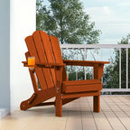 Chaise Adirondack pliante réglable en PEHD pour l'extérieur/l'intérieur