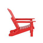 Fauteuils Adirondack pliables d'extérieur tout temps Polytrends Laguna en PEHD (lot de 8)