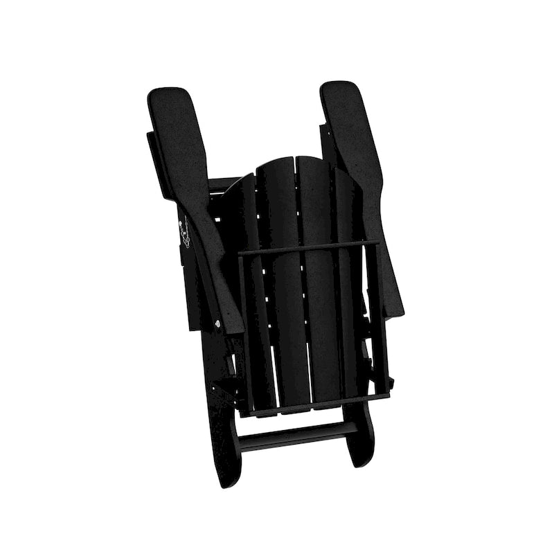 Fauteuils Adirondack pliables d'extérieur tout temps Polytrends Laguna en PEHD (lot de 8)