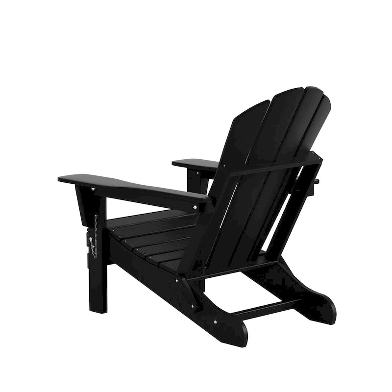 Fauteuils Adirondack pliables d'extérieur tout temps Polytrends Laguna en PEHD (lot de 8)