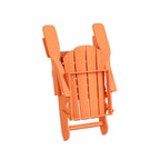 Fauteuils Adirondack pliables d'extérieur tout temps Polytrends Laguna en PEHD (lot de 8)