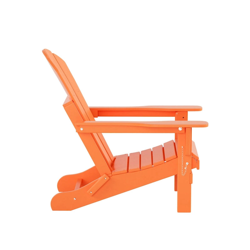 Fauteuils Adirondack pliables d'extérieur tout temps Polytrends Laguna en PEHD (lot de 8)