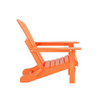 Fauteuils Adirondack pliables d'extérieur tout temps Polytrends Laguna en PEHD (lot de 8)