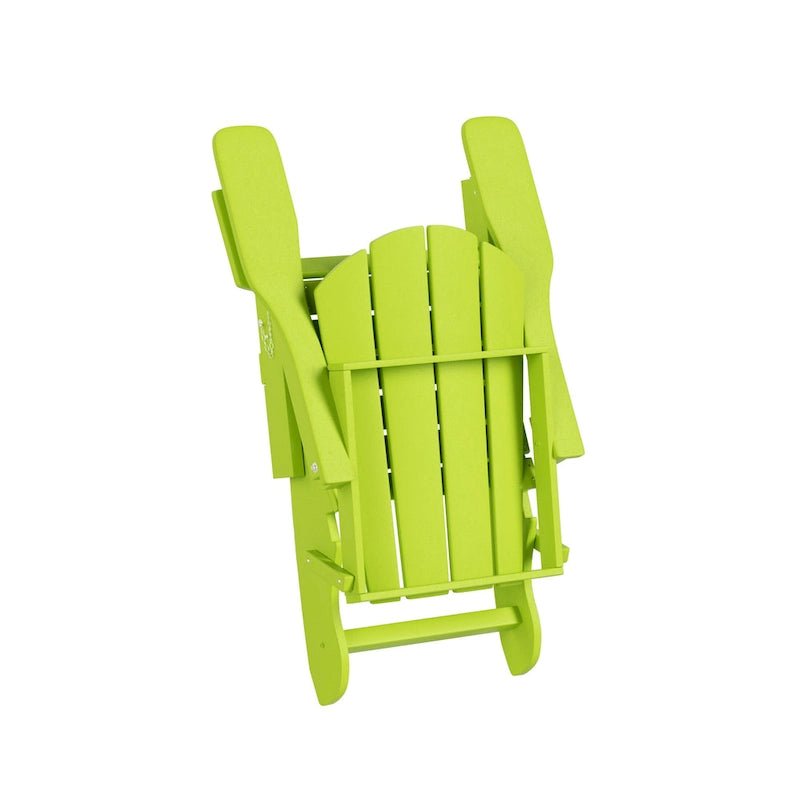 Fauteuils Adirondack pliables d'extérieur tout temps Polytrends Laguna en PEHD (lot de 8)