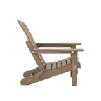 Fauteuils Adirondack pliables d'extérieur tout temps Polytrends Laguna en PEHD (lot de 8)