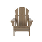 Fauteuils Adirondack pliables d'extérieur tout temps Polytrends Laguna en PEHD (lot de 8)