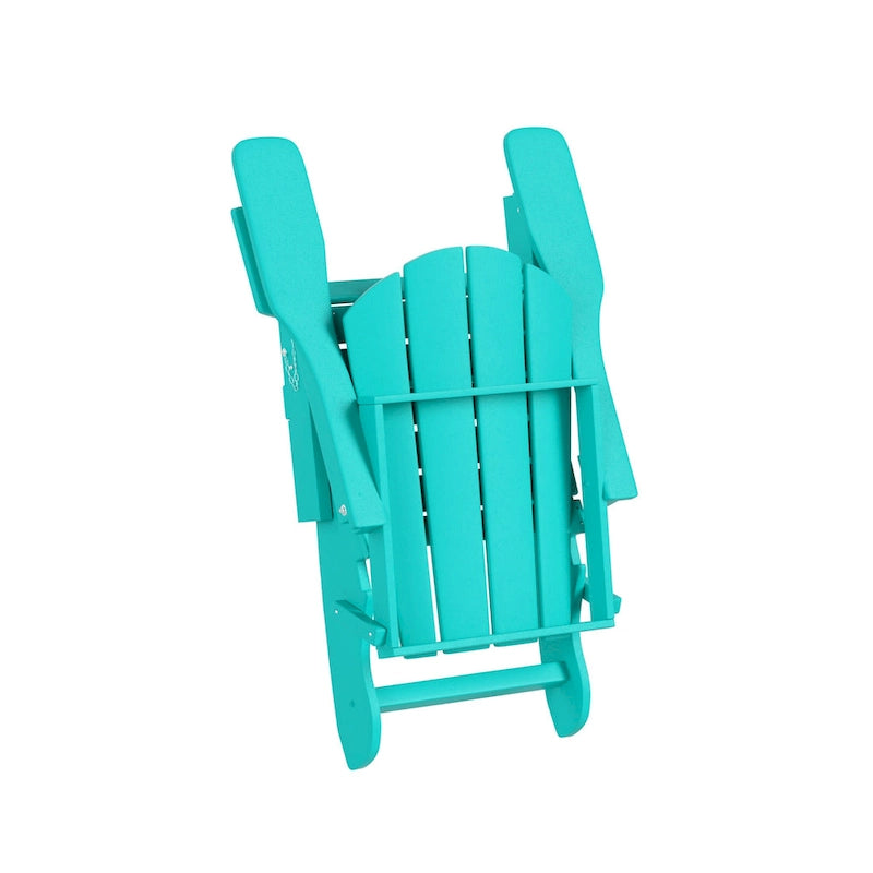 Fauteuils Adirondack pliables d'extérieur tout temps Polytrends Laguna en PEHD (lot de 8)