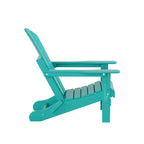 Fauteuils Adirondack pliables d'extérieur tout temps Polytrends Laguna en PEHD (lot de 8)