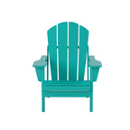 Fauteuils Adirondack pliables d'extérieur tout temps Polytrends Laguna en PEHD (lot de 8)