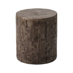 Tabouret d'appoint en forme de souche COSIEST, style antique, pour l'extérieur
