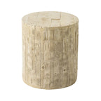 Tabouret d'appoint en forme de souche COSIEST, style antique, pour l'extérieur