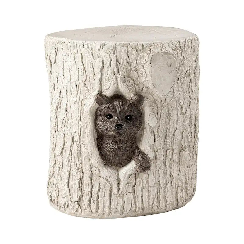 Tabouret d'appoint en forme de souche COSIEST, style antique, pour l'extérieur