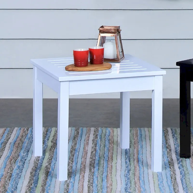 Cambridge Casual Alston Square Wood Outdoor Side Table