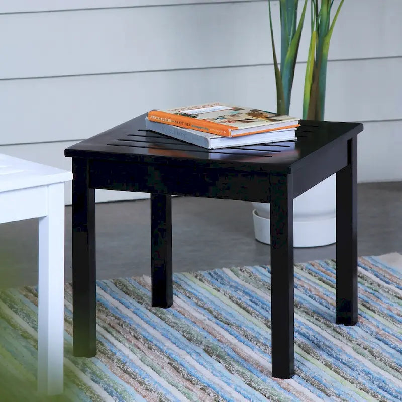 Cambridge Casual Alston Table d'appoint carrée en bois Alston pour l'extérieur