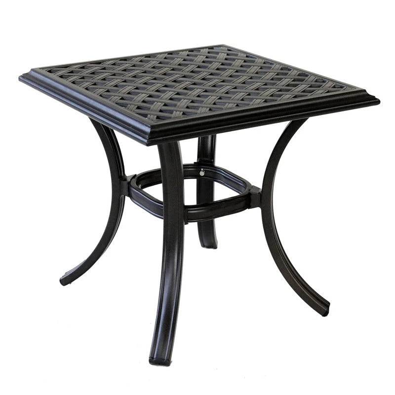 Table d'appoint standard Torino en aluminium de 21 pouces