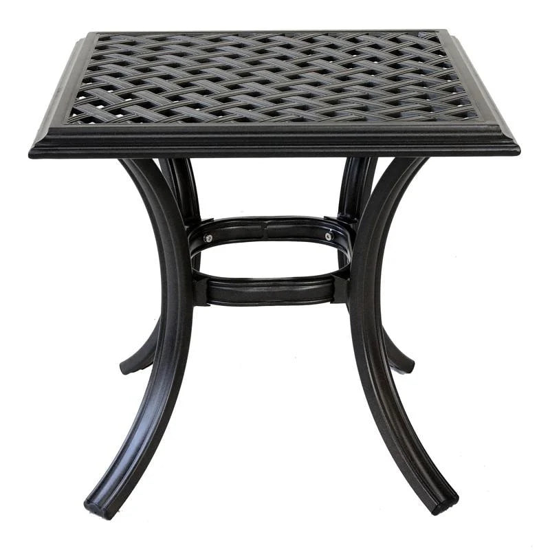 Table d'appoint standard Torino en aluminium de 21 pouces