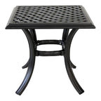 Table d'appoint standard Torino en aluminium de 21 pouces