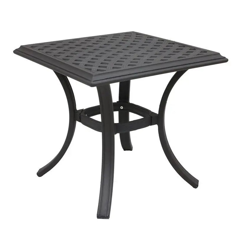 Table d'appoint standard Torino en aluminium de 21 pouces