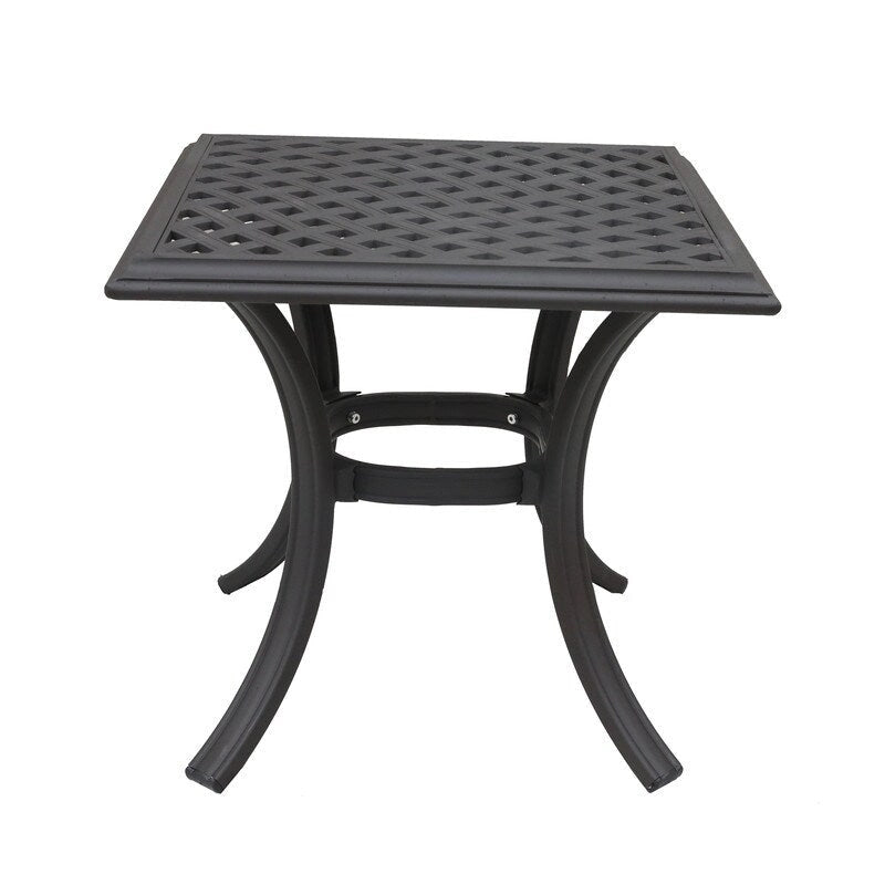 Table d'appoint standard Torino en aluminium de 21 pouces