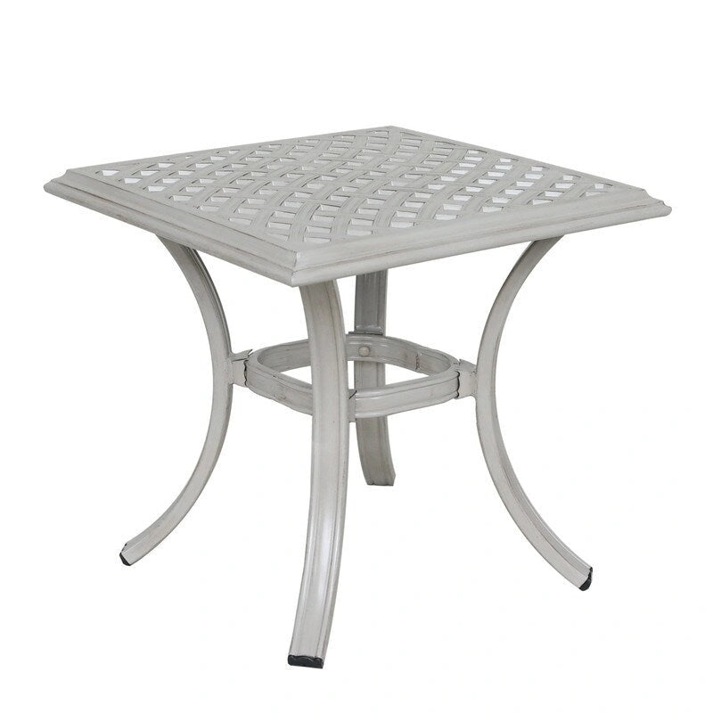 Table d'appoint standard Torino en aluminium de 21 pouces