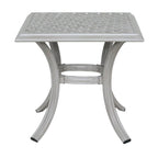Table d'appoint standard Torino en aluminium de 21 pouces