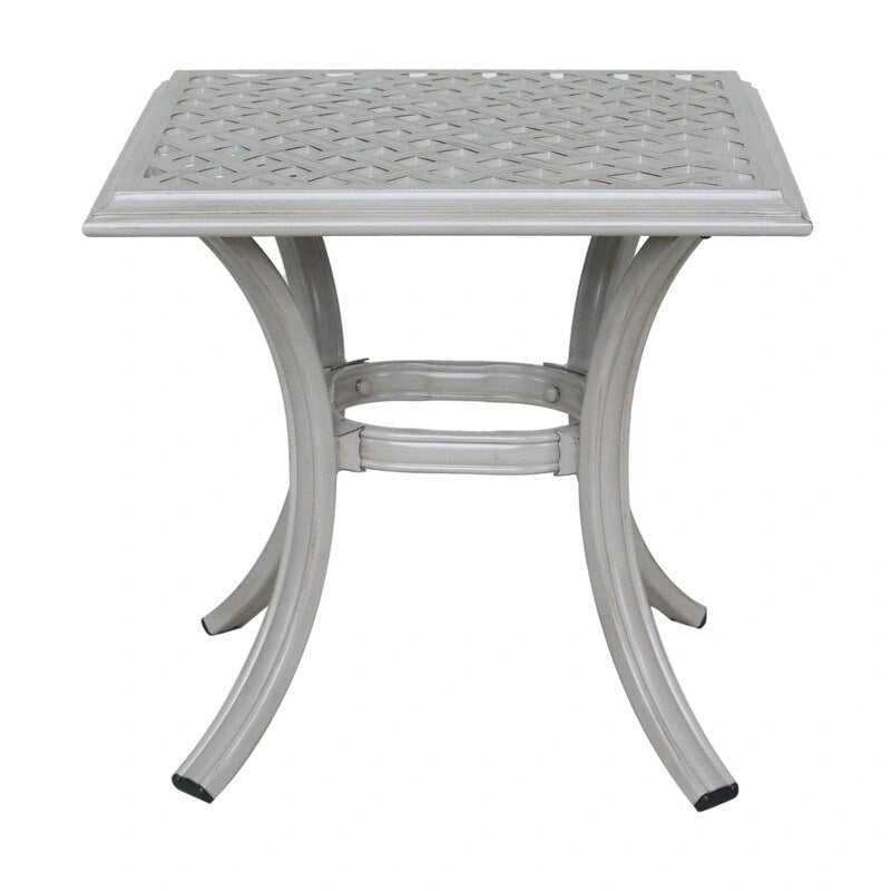 Table d'appoint standard Torino en aluminium de 21 pouces