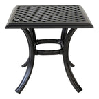 Table d'appoint standard Torino en aluminium de 21 pouces