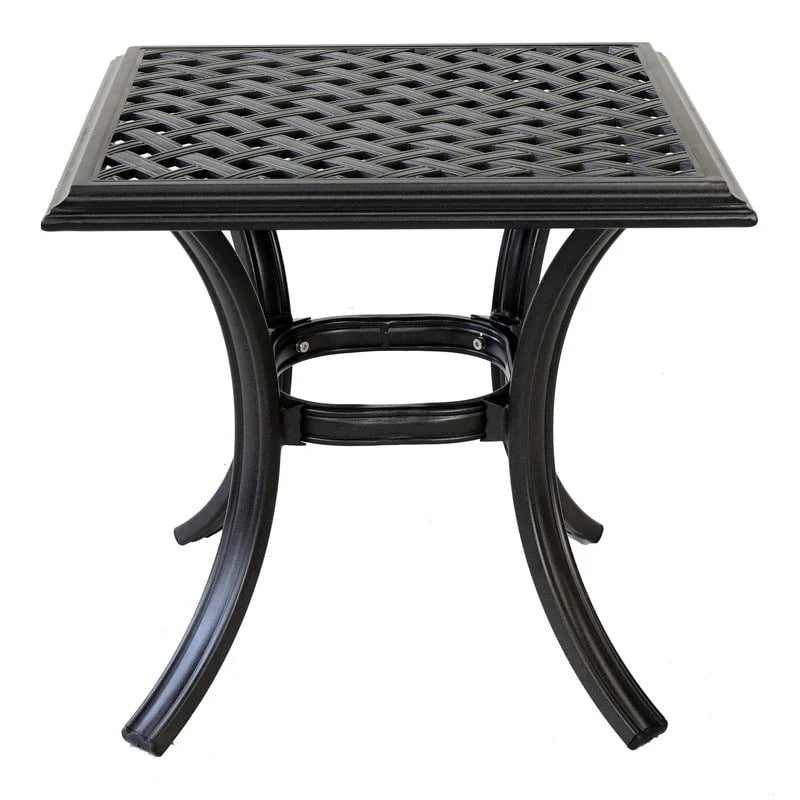 Table d'appoint standard Torino en aluminium de 21 pouces