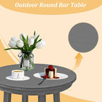 Table de bistrot haute d'extérieur HIPS Clihome