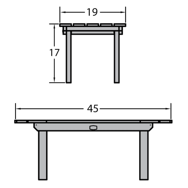 Table basse essentielle écologique ELK OUTDOORS