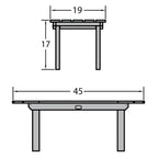 Table basse essentielle écologique ELK OUTDOORS