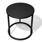 Table d'appoint ronde moderne en métal pour l'extérieur Crestlive Products