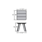 Table d'appoint moderne HIGHWOOD