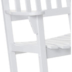 Ensemble de 3 fauteuils à bascule d'extérieur en bois Alston de Cambridge Casual