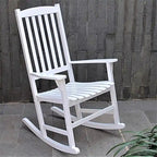 Ensemble de 3 fauteuils à bascule d'extérieur en bois Alston de Cambridge Casual