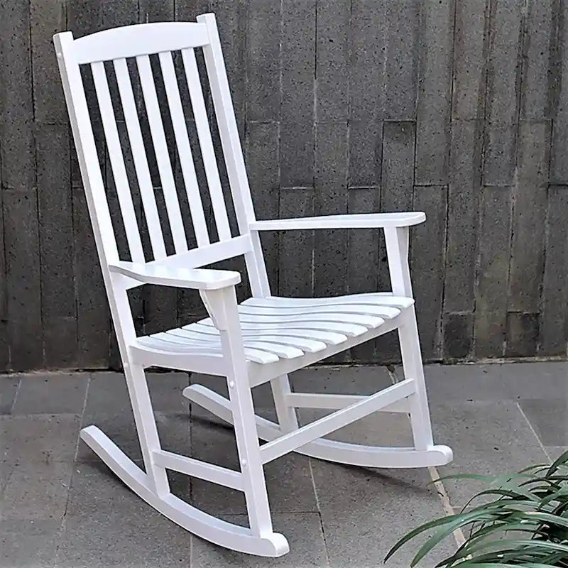 Ensemble de 3 fauteuils à bascule d'extérieur en bois Alston de Cambridge Casual