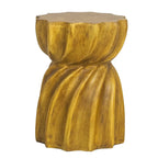 Table d'appoint en béton léger Adeco, pour l'intérieur et l'extérieur