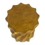 Table d'appoint en béton léger Adeco, pour l'intérieur et l'extérieur