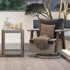 Fauteuil à bascule pivotant Cozywor en osier pour patio