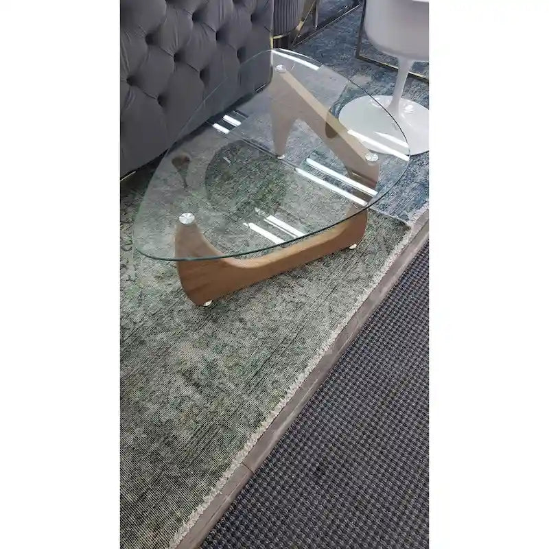 Table basse style rein en bois