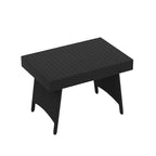 Table pliante escamotable réglable en osier Peader Outdoor