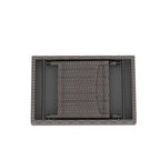 Table pliante escamotable réglable en osier Peader Outdoor