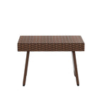 Table pliante escamotable réglable en osier Peader Outdoor