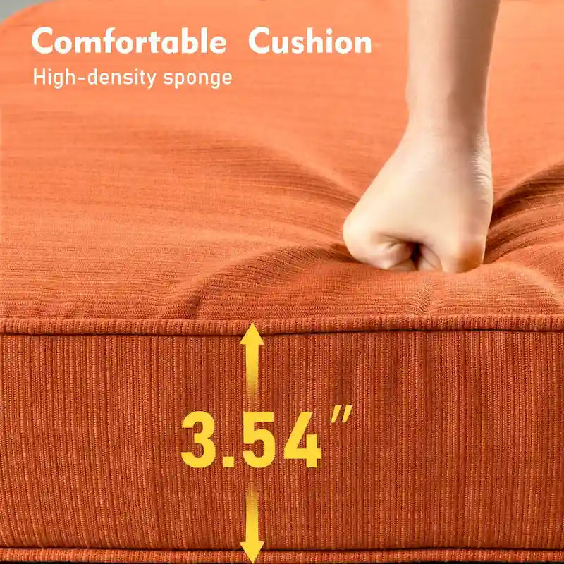 XIZZI Ensemble de mobilier d'extérieur 6 pièces à dossier haut avec fauteuil pivotant
